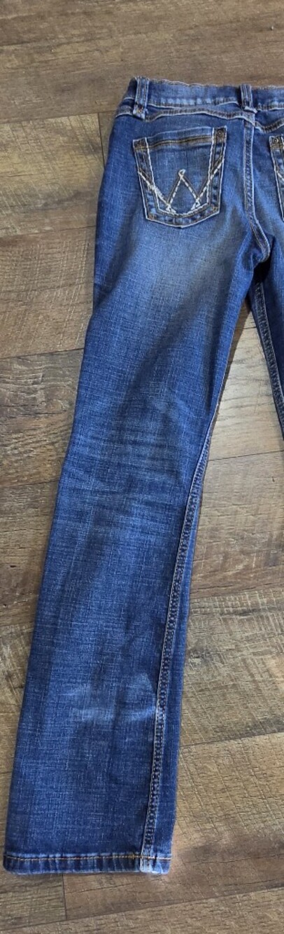 Wrangler Kids Deep Blue Straight Leg Denim Jeans